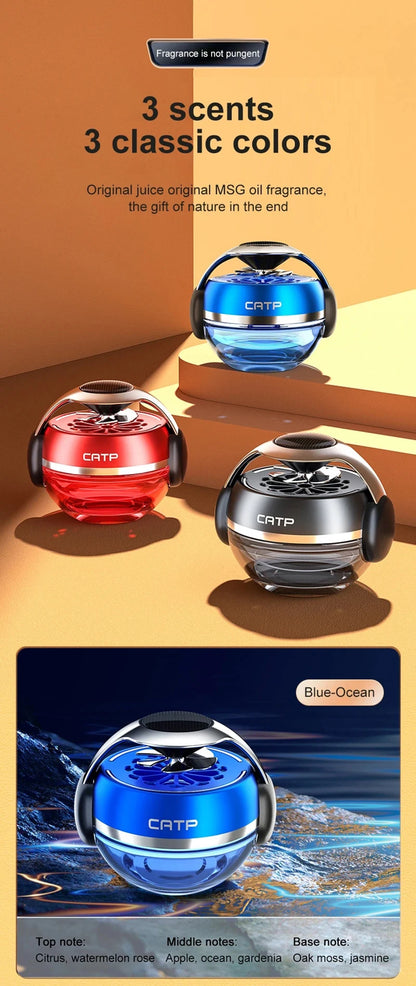 Car air freshener Solar Rotating Aroma Diffuser Home/car/bedroom/Perfumes Car perfumes decorations and accessories that men like