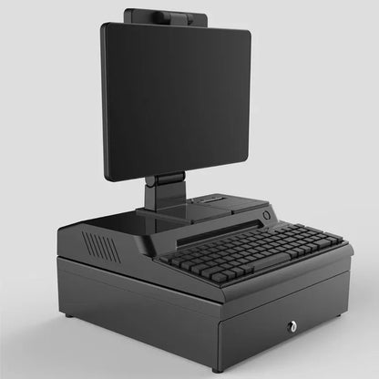 14.1 inch touch screen, cash box, keyboard, whole package POS computer factory POS System cash Register Terminal