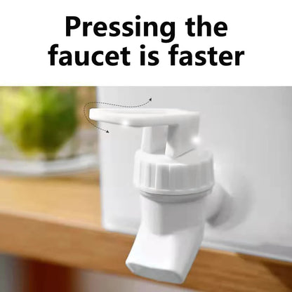 1.8L Water Kettle With Faucet Beverage Dispenser Cold Juice Lemonade Drinks Bucket Liquid Storage Tank Outdoor Fridge Organizers