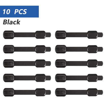 Baby Safety Lock Drawer Child Safety Cabinet Locks Adhesive Cabinet For Drawer Door Latches Baby Safe Straps Child Door Security