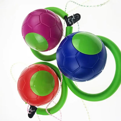 Foot Hoop Ball Foot Jumping Ball on String Skip Ropes Sports Reaction Training Ball Exercise Sports Height Growth