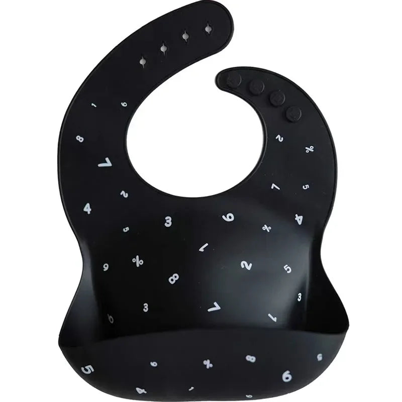 HoneyCherry Baby Silicone Bibs Food Grade Silicone Rice Bibs Complementary Food Bibs Baby Accessories