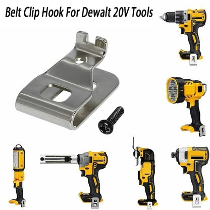 Belt Clips Hook Bit Holder Kits for Dewalt 20V Electric Drill Driver Power Tools Accessories