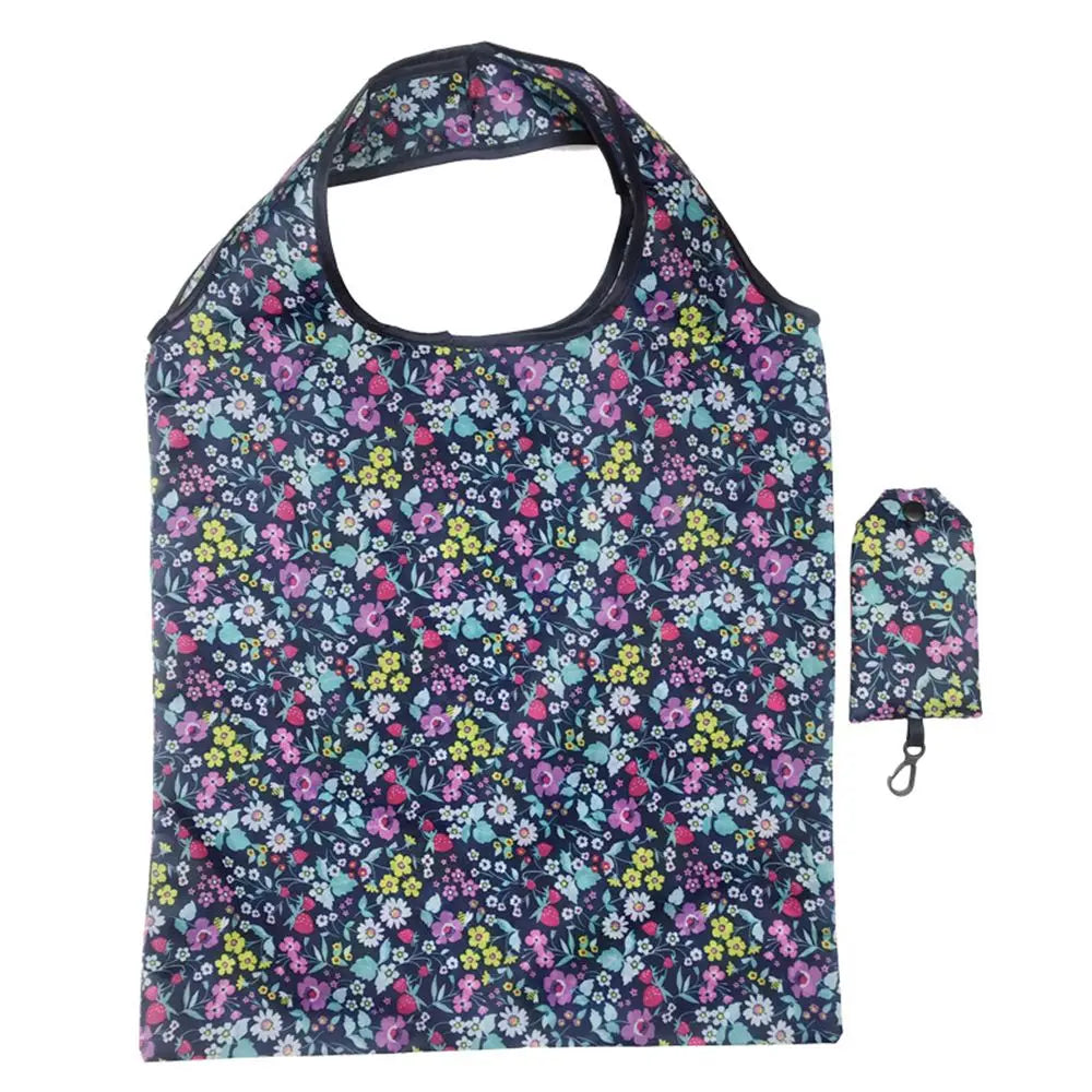 Foldable Shopping Bags for Groceries Recyclable Grocery Tote Pouch Eco-Friendly Heavy Duty Washable Shopping Bag