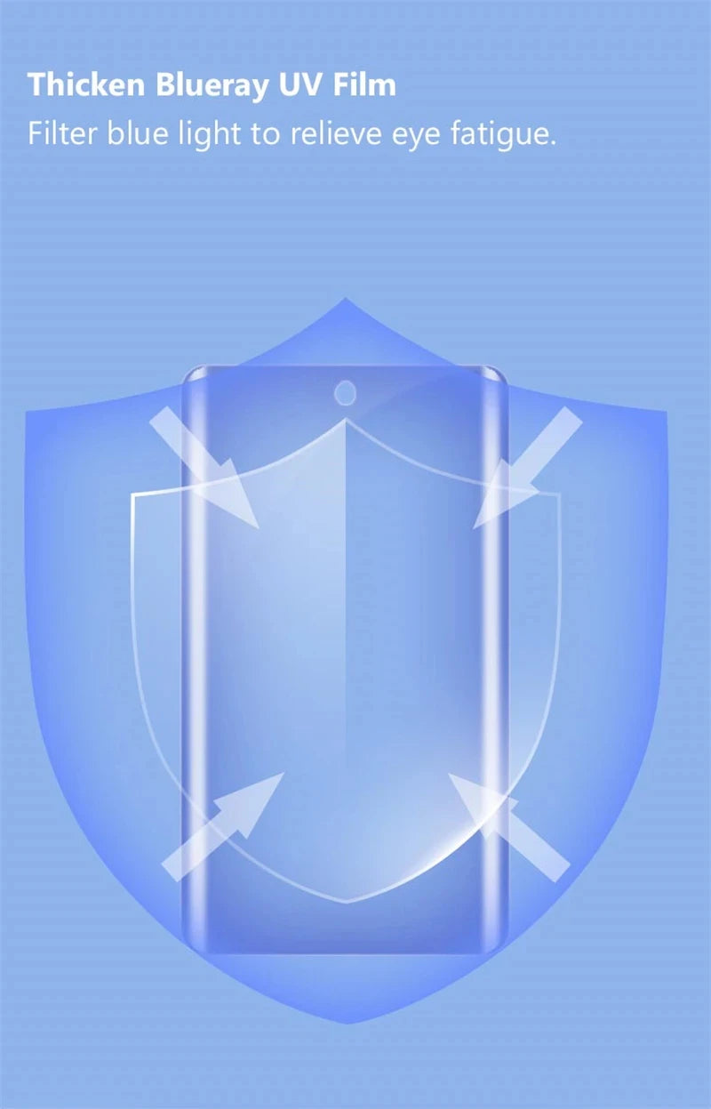 FONLYU UV Glass Film Cell Phone Screen Protector for Hydrogel Sheets Cutting Machine HD Matte Privacy Blueray Full Cover Movie