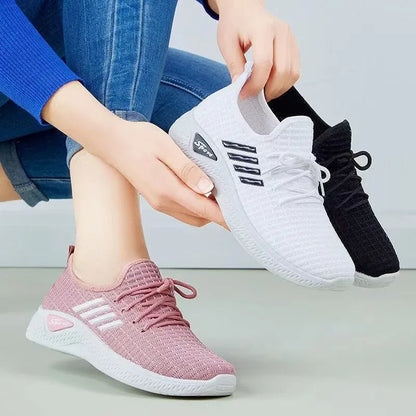 Comfortable Coconut Women's Casual Sports Shoes, Lightweight Breathable Soft-Soled Mesh Fashionable womens shoes women shoes