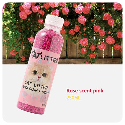A bottle of cat litter deodorizing beads - make your home smell comfortable remove odors and deodorizers