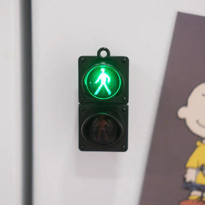 INS Glowing Magnetic Fridge Stickers Light Traffic Light Luminous Light Box Creative Refrigerator Sticker Magnets Home Decor