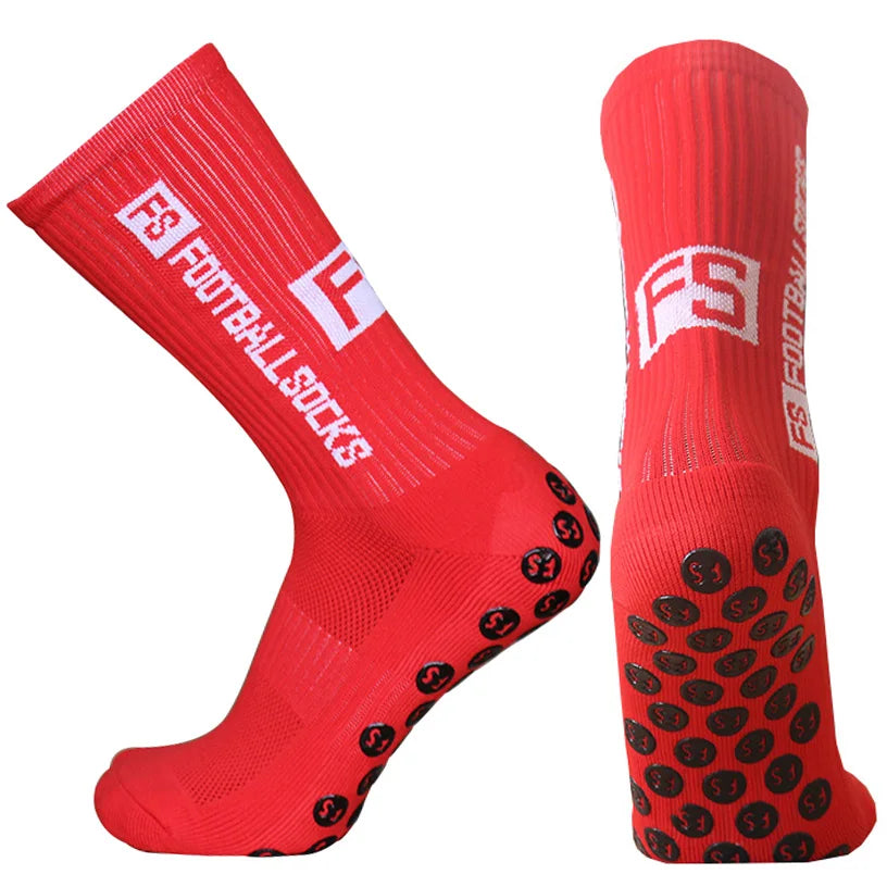 Sports Men Women Anti Slip FS Football Socks Baseball Rugby Grip Soccer Socks