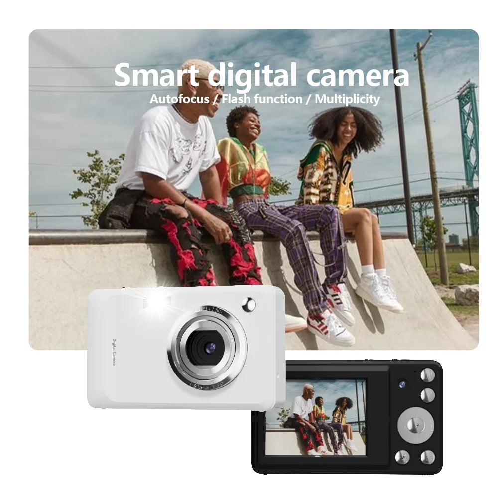 Digital Camera 1080p HD Video Taking Photos Portable selfie 2s/5s/10s Fine JPEG for Photography Beginners Teens Birthday Gifts