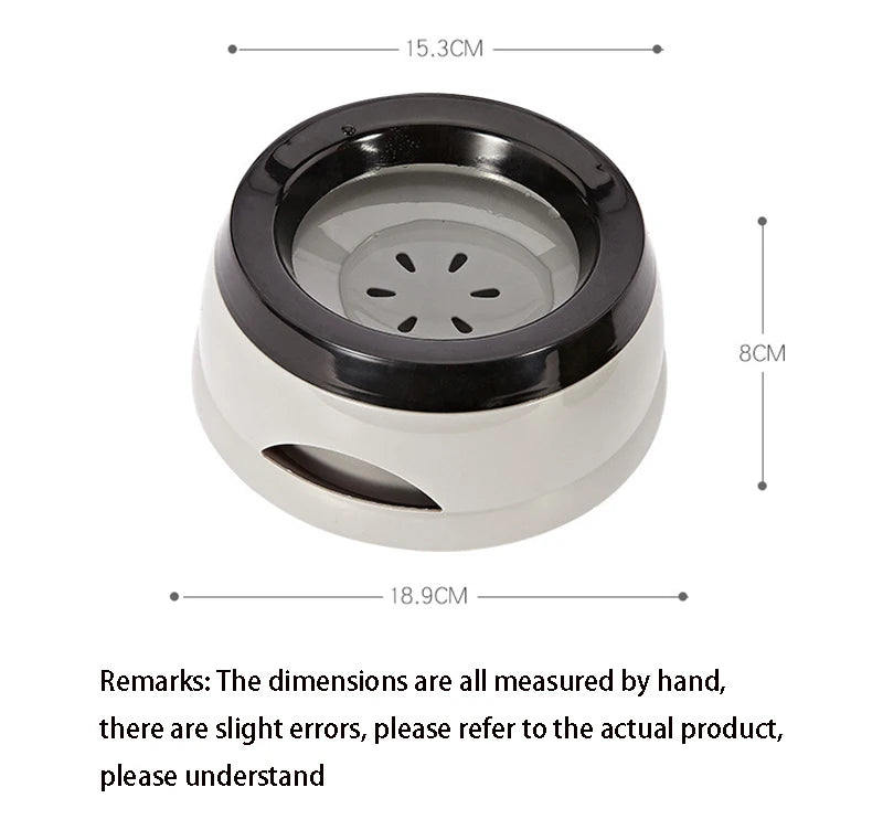 Can be Used on the Car Pet Dog Bowls Floating Not Wetting Mouth Cat Bowl No Spill Drinking Water  Plastic Portable Dog Bowl
