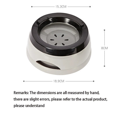 Can be Used on the Car Pet Dog Bowls Floating Not Wetting Mouth Cat Bowl No Spill Drinking Water  Plastic Portable Dog Bowl