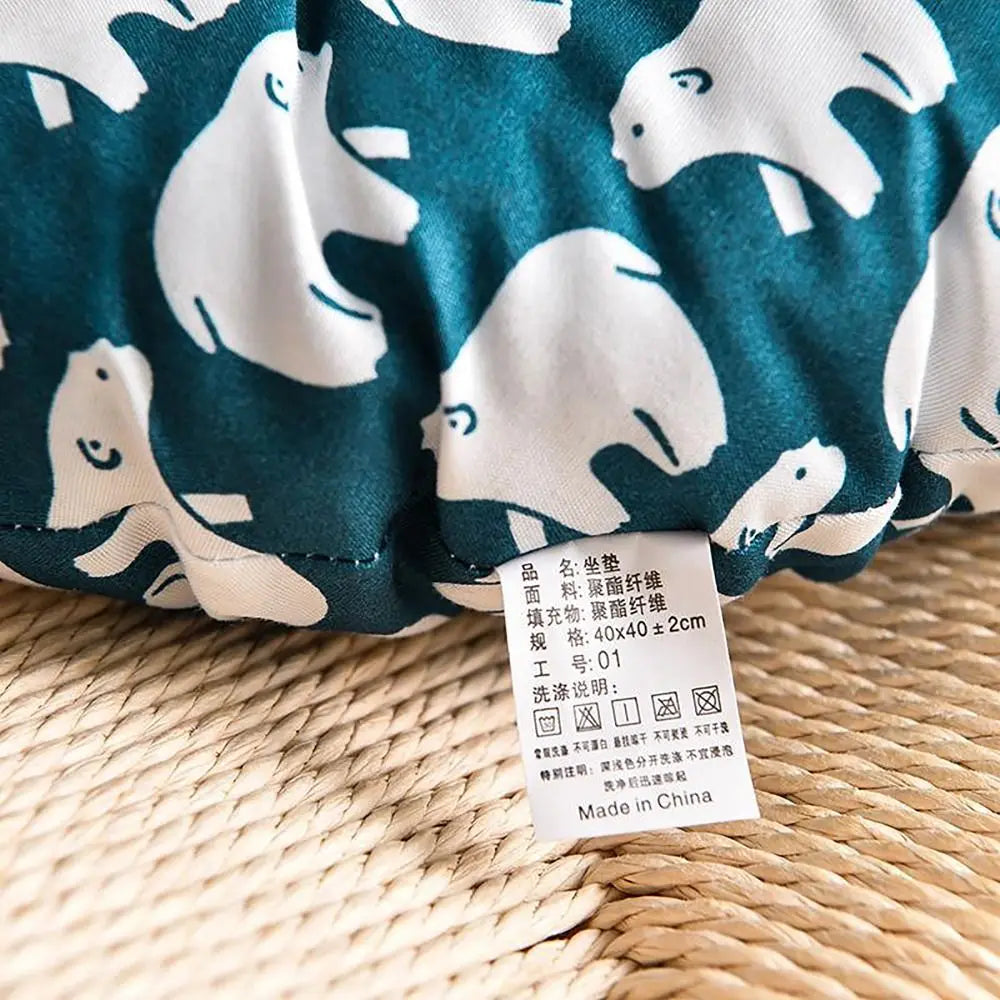 40*40cm Thicken Dining Chair Cushion Warm 10styles Student Seat Cushion Non-slip Round Cushion Student Office Home