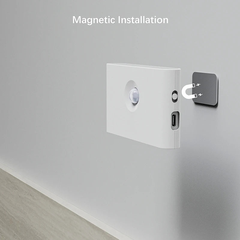 Smart Motion Sensor LED Night Lights, Eye Protection Bedside Night Lamp Cabinet Lighting for Bedroom Bathroom Hallway Camping