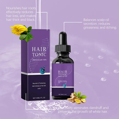 Hair Serum Butterfly Pea Flower,coconut Oil,centella Hair Oil Nourishing Scalp Treatment Anti-Frizz Repair Damage Hair Care