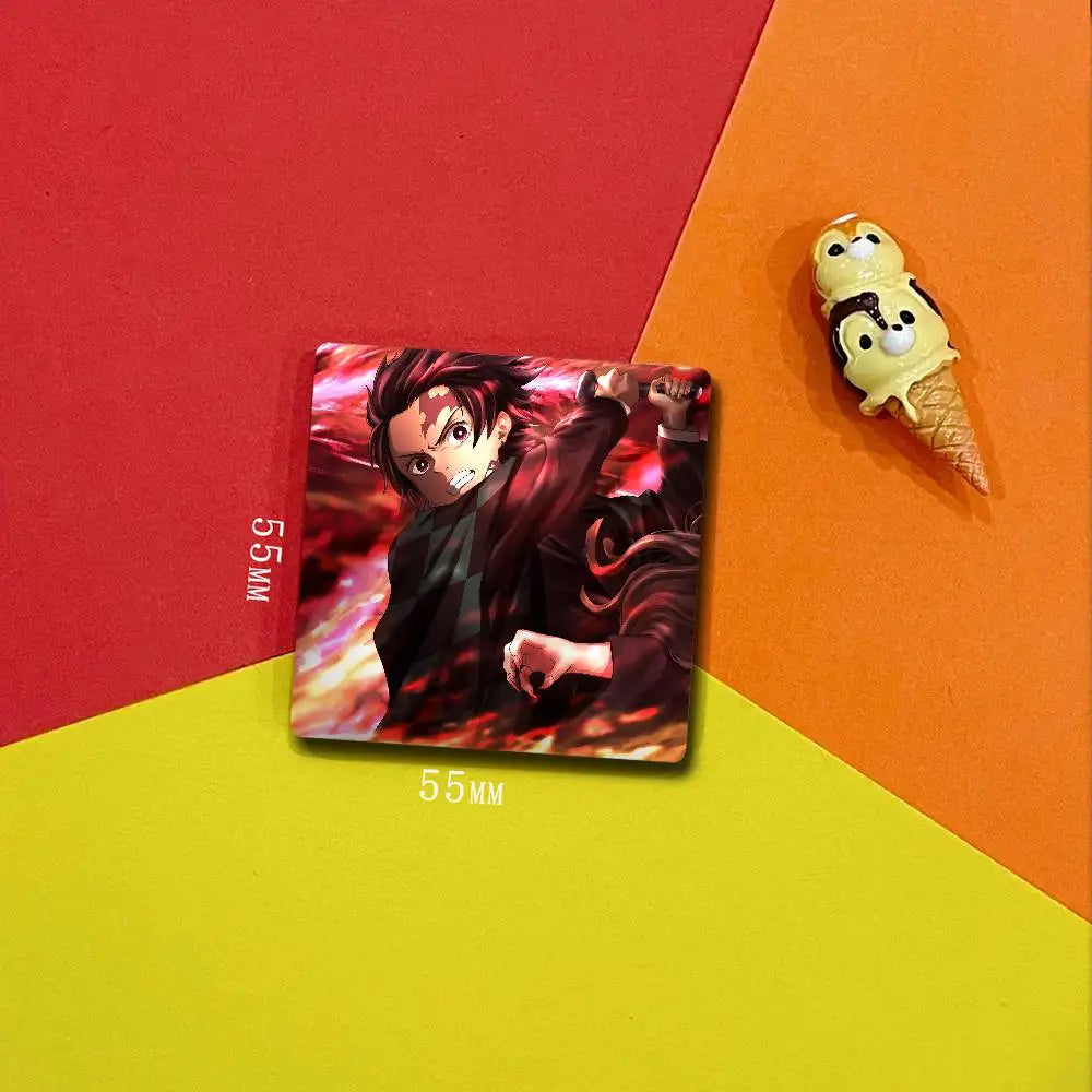 Demon Slayer K-Kimetsu No Y-Yaiba Fridge Magnets Fridge Magnets Memo Pads (For Refrigerator/Whiteboard/Home Multi-Purpose Use)