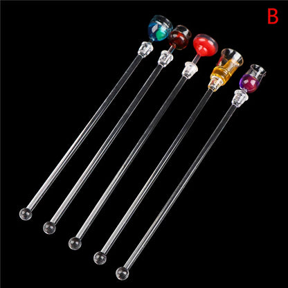 1PCS 23cm Stirring Acrylic Stirrers Kitchen Bar Tool Juice Party Cocktail Drink Mixer Swizzle Stick Wine Agitators