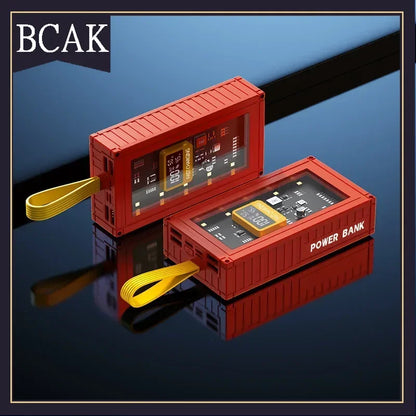 BCAK  Brand discount store 30000mAh 50000mAh 120W Fast Charging Transparent Power Bank 200000mAh Large-capacity Mobile Power