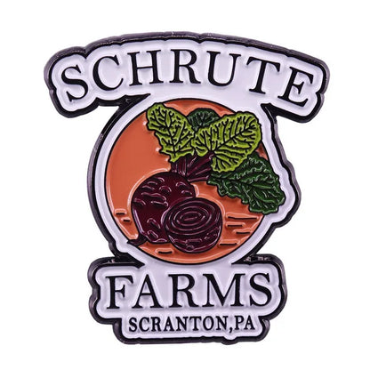 Vegan Interesting vegetarianism Enamel Pins Vegan off the meat Metal Brooch Badge Fashion Jewellery Backpack Accessory Gifts