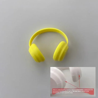 Labubu Headphone Cute Earphone for Labubu I II Mini Plush Doll Headset Decoration Fashion DIY Doll Accessories Gift