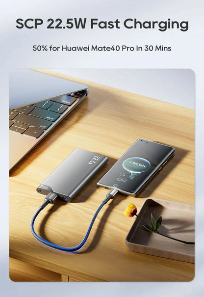 22.5W Power Bank 10000mAh Portable Charger PowerBank Fast Charging External Battery For iPhone16 15 14 Xiaomi poweer bank