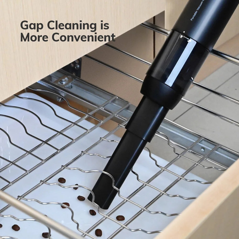 ABIRDAY Cordless Handheld Vacuum Cleaner for Laptop & Car,Portable & Multifunctional,USB Rechargeable,Strong Suction,Brushless