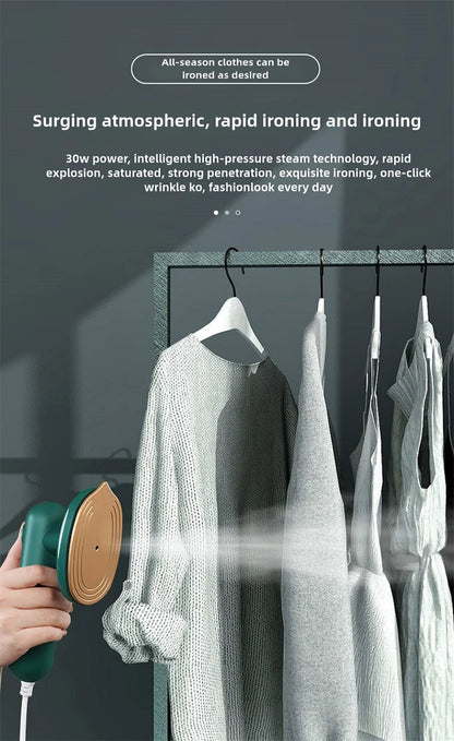 Mini Portable Handheld Electric Iron lightweight Micro Steam Iron Multi-Function steam electric iron 2-in-1 household Steam Iron