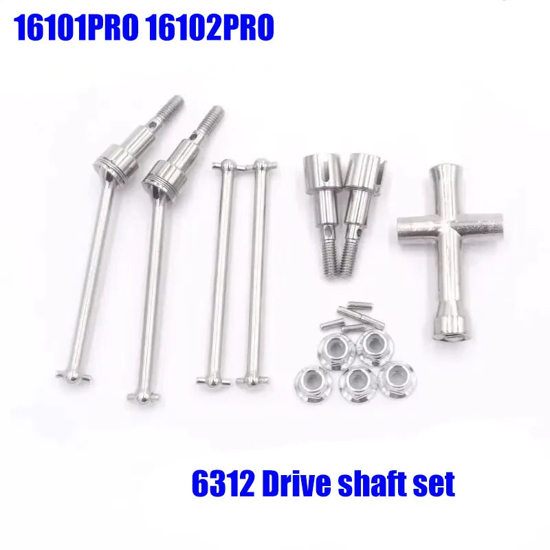 SG116PRO SG116MAX 16101 PRO 16102 PRO SCY RC Automotive 1:16 Brushless Car Blue Upgraded metal spare parts/Original spare parts