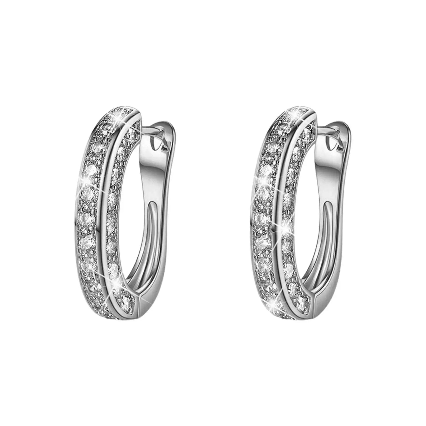 Magnetic Slimming Earrings Women Burning Fat Health Crystal Weight Loss Earrings Zirconia Magnetic Therapy Health Care Slim