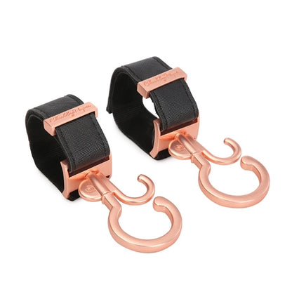 2pcs/pair Baby Strollers Hook Double Hook Organiser Hangers with 360 Rotation for Bags Diaper Milk Bottle & Accessories A2UB