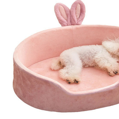 Pet Bed Detachable Washable Dog Sleeping Bed Soft Comfortable Warm Cat Bed for Four Seasons Soft Pet Bed