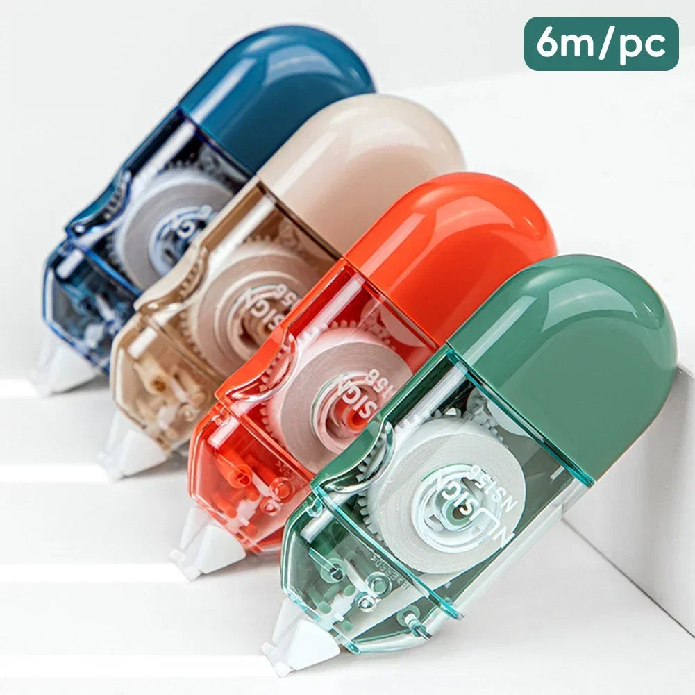 Mini White Correction Tape Multi-style Large Capacity Student Kawaii Error Correction Erasers Student School Stationery Supplies