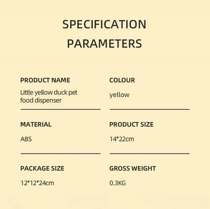 Automatic Dog Feeder Duck Design With Pedal For Feeding And Water Drinker Dogs Food Dispenser Pet Bowl