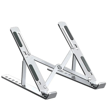 Foldable Metal Laptop Stand Adjustable Notebook Stand Laptop Holder Tablet Stand Computer Desktop Stand Laptop Accessories ﻿
