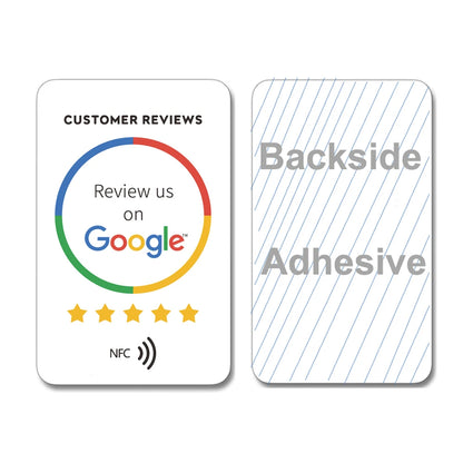 NFC Card for Google Review Business Card NFC215 504Bytes review us on Google