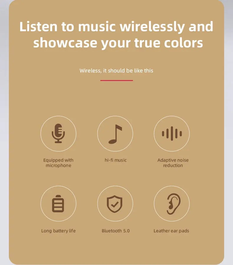 Stereo P47 Headset 5.0 Bluetooth Headset Folding Series Wireless Sports Game Headset for HuaWei XiaoMi