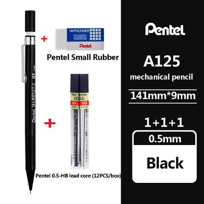 Japan Pentel Mechanical Pencil 0.5/0.7/0.9mm Drawing Office & School Supplies Stationery A125 127 129 School Acsesories School