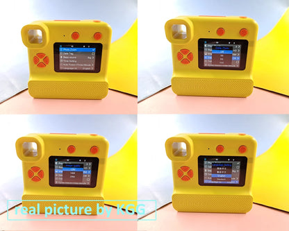 Kids Instant Camera Print Camera For Children Camera 1080P HD Digital Camera Photo Paper Child Toy Camera For Christmas Gift