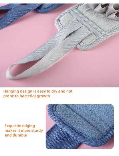 2-in-1 Pullback Towel Strong Rubbing Back Bath Towel Bath Bar Bath Flower Rubbing Mud Home Rubbing Bath Towel