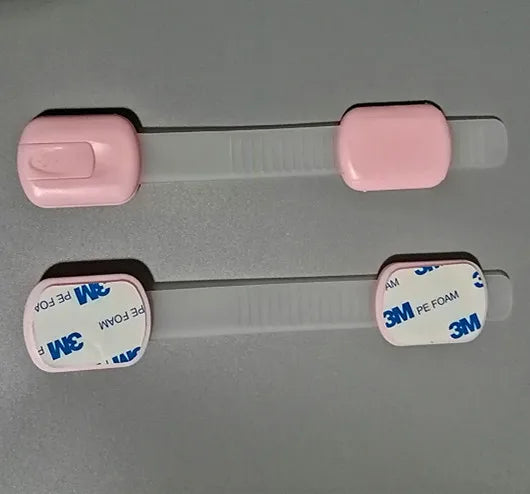 3Pcs Child Lock Protection for Locking Cabinet Cupboard Drawers Refrigerator Oven Toilet Trash Can Doors Children's Safety Kids