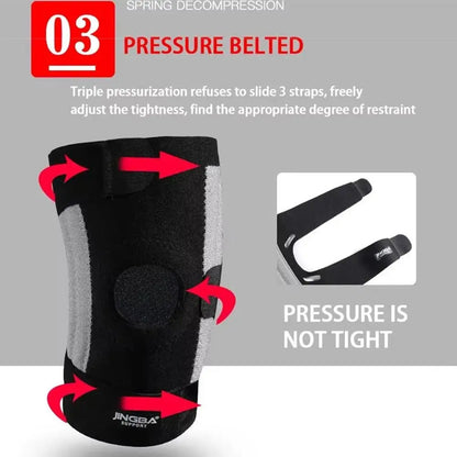 Elastic Adjustable Knee Pads Soft Anti-slip Fitness Knee Protector Breathable Comfortable Knee Brace Support Belt Volleyball