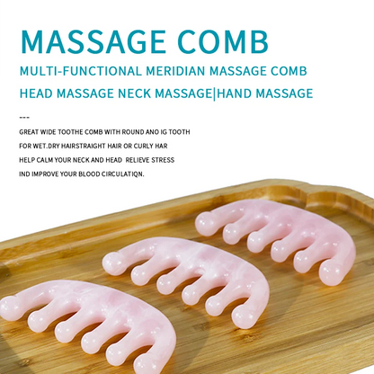 Scalp Meridian Comb Treatment Comb Household Female Facial Scraping Stretching Five Finger Dredging Head Special Massage Comb