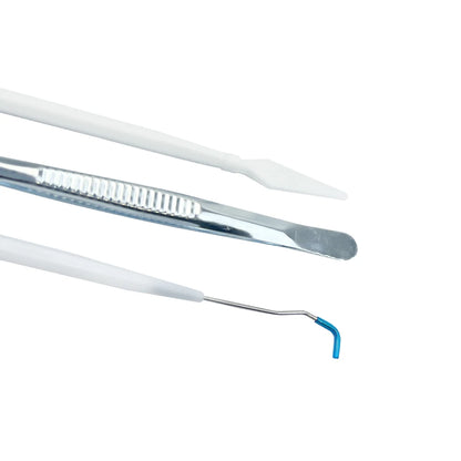 Dental Tool Kit Stainless Steel Instrument Disposable Cleaning Tools Mouth Mirror Probe Hook Pick Tweezer Set dentista Oral Care