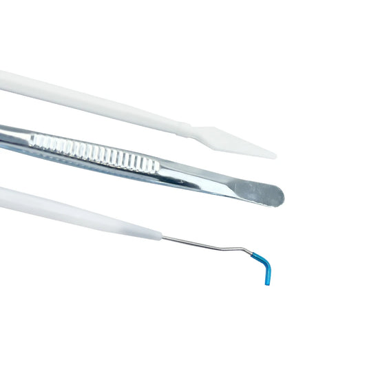 Dental Tool Kit Stainless Steel Instrument Disposable Cleaning Tools Mouth Mirror Probe Hook Pick Tweezer Set dentista Oral Care