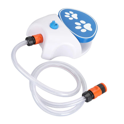 Step On Dog Water Dispenser Easy Connection Leakproof Dog Water Fountain 2 Water Dispensing Modes Simple Use for Pets for Lawn