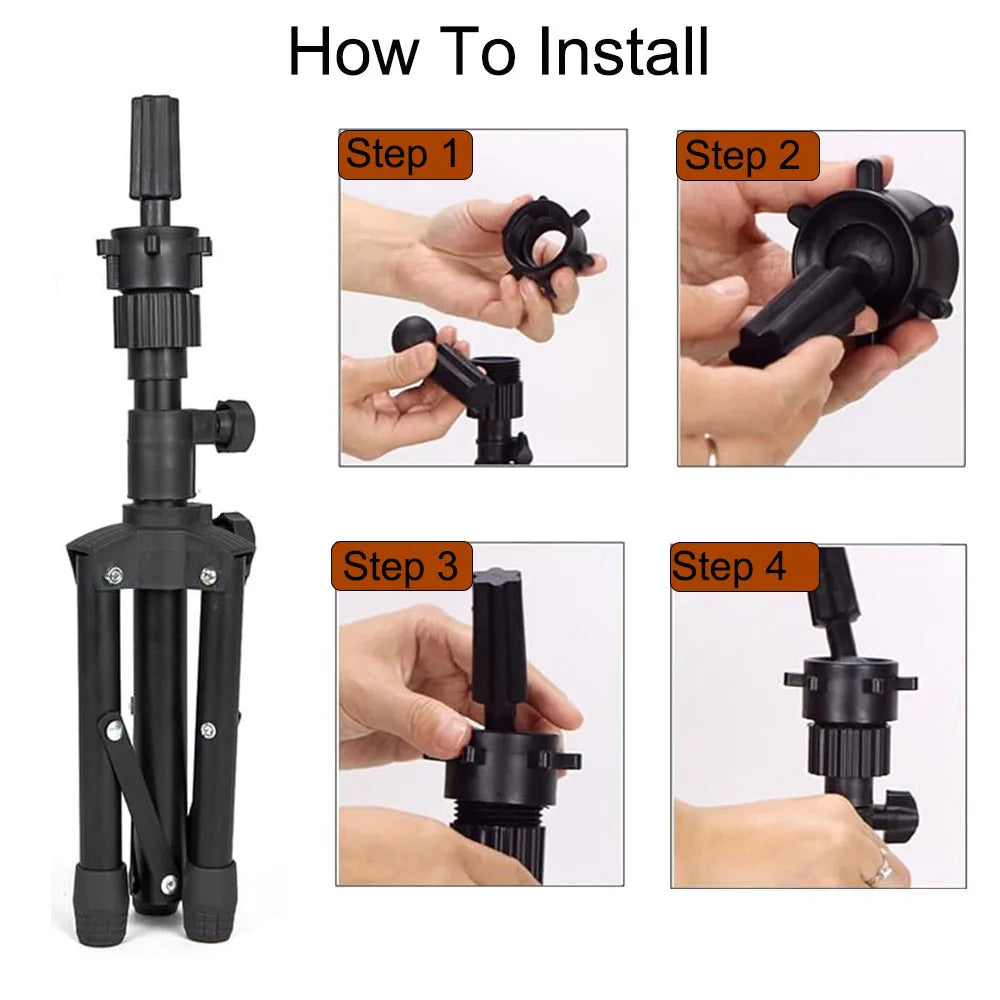 Canvas Block Head Mannequin Wig Head, Wig Stand Tripod with Head, Mannequin Head Wig Display Styling Head, Manikin Block Head