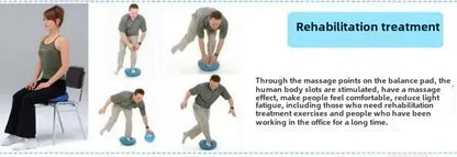 Massage Comfort Pillow Yoga Balance Yoga Mat Pilates Exercise Yoga Mat Inflatable PVC Mat