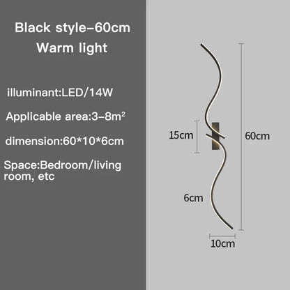 Modern Wall Lamp Letter LED Decorative Lights Nordic Living Room Wall light Corridor Hang Lamp Home Decoration Lighting Fixtures