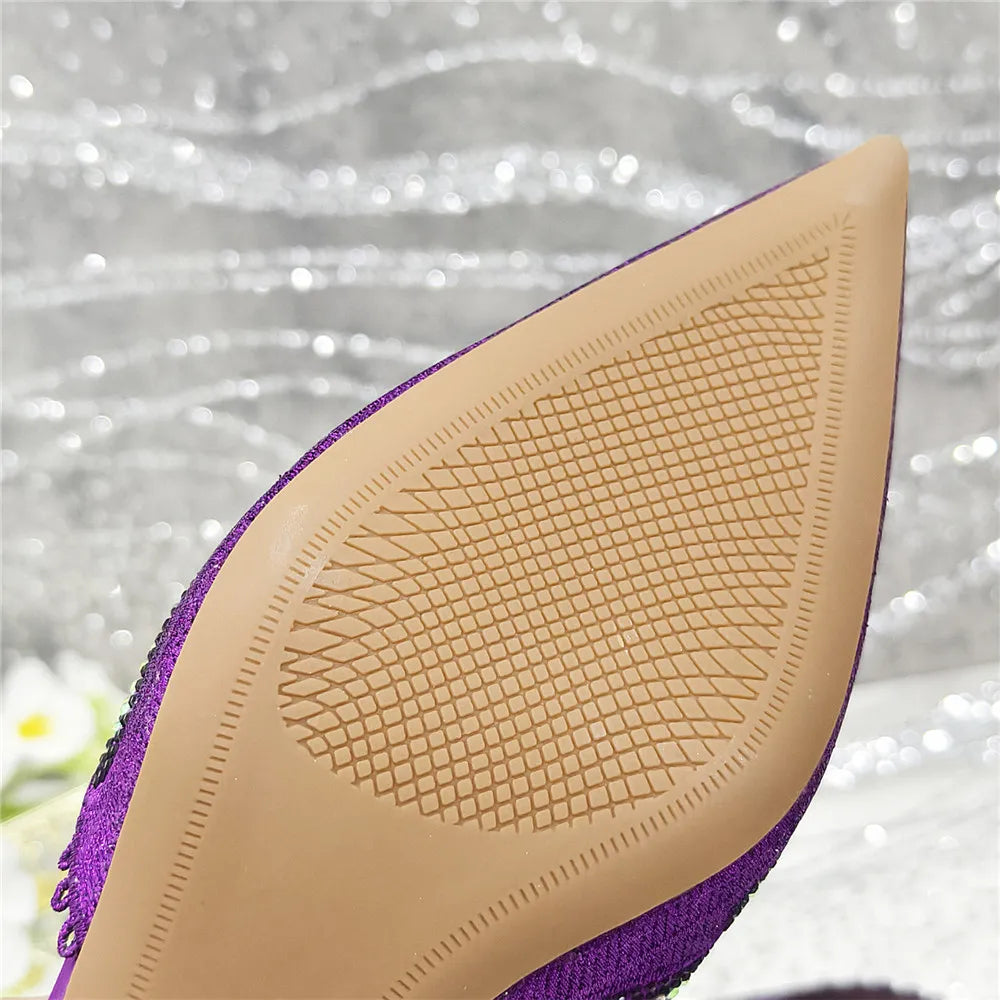 High Quality African Wedding Shoes Summer Sandals for Wedding 2025 Sexy Pumps Rhinestone Fashion Women Wedding Shoes