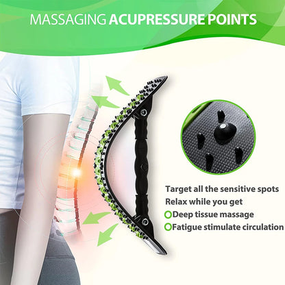 Back Stretcher,6thGeneration Upgraded Back Massager,Back Cracker for Lower Back Pain Relief Lumbar Support,with Magnetic Massage